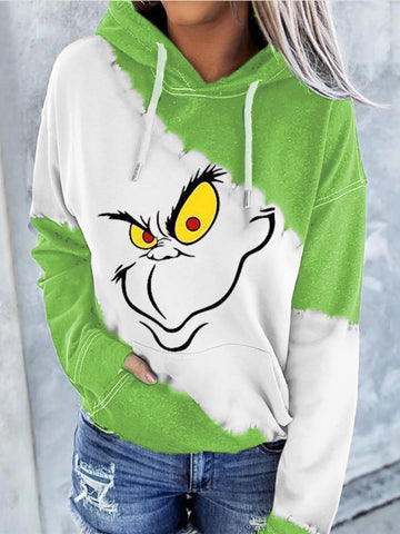 Women's Christmas Printed Hoodie