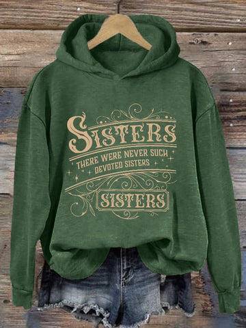 Women's Casual White Christmas Printed Long Sleeve Sweatshirt