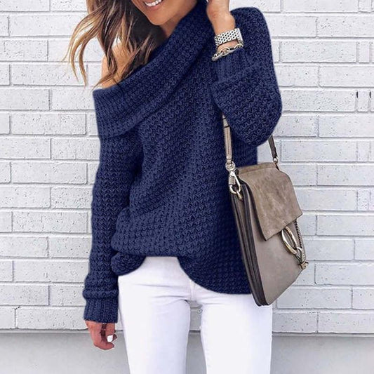 🔥Christmas Sale 🎁🎄-50% OFF-Elegant Off Shoulder Sweater