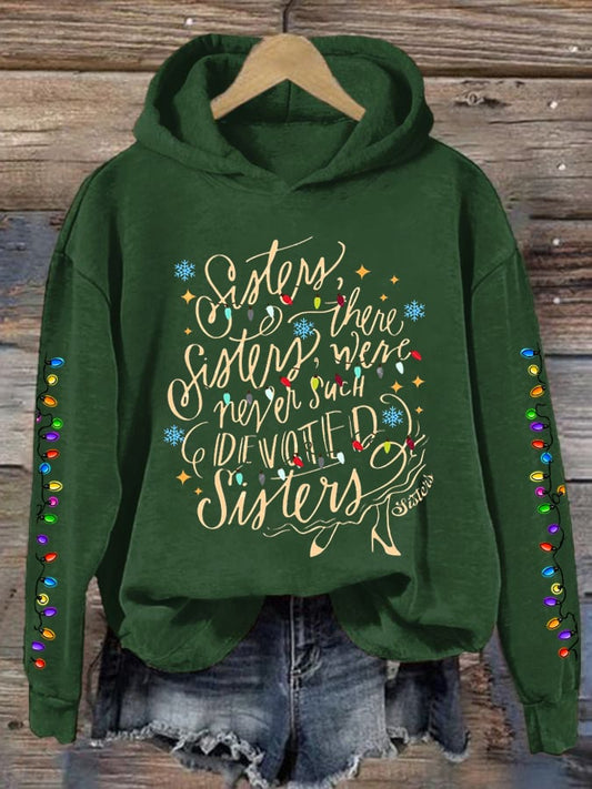 Women'S Christmas White Christmas Printed Sweatshirt