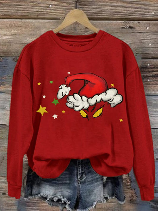 Women's Christmas Print Casual Sweatshirt