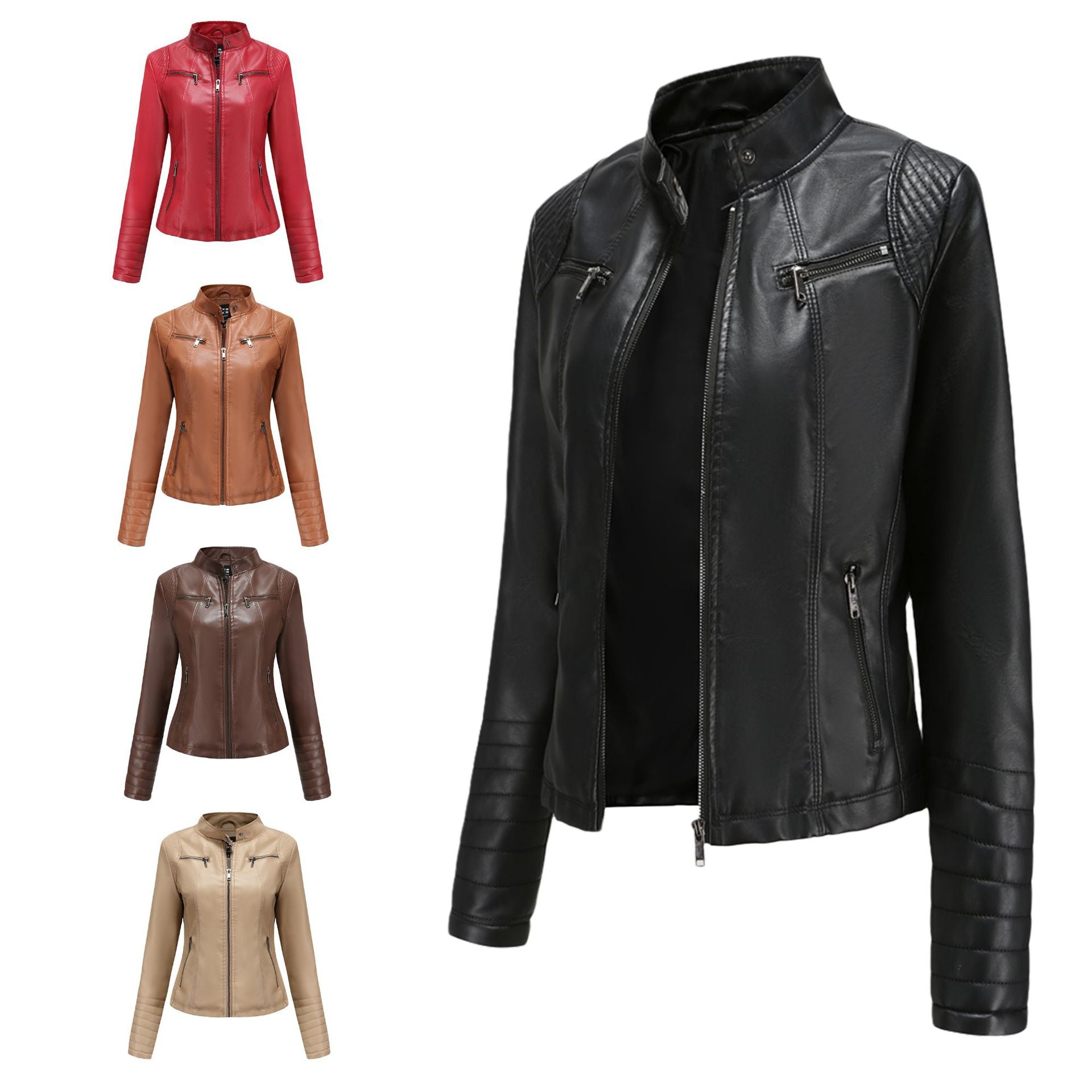 motorcycle zipper jacket