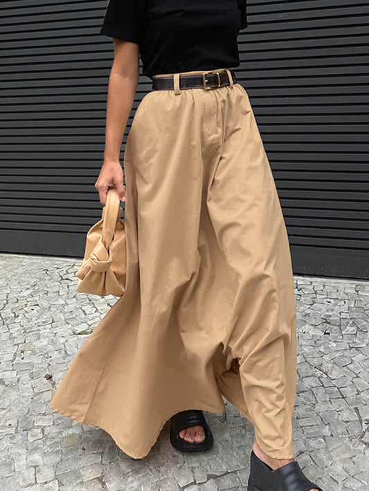 Personalized Street Style Loose Long Skirt