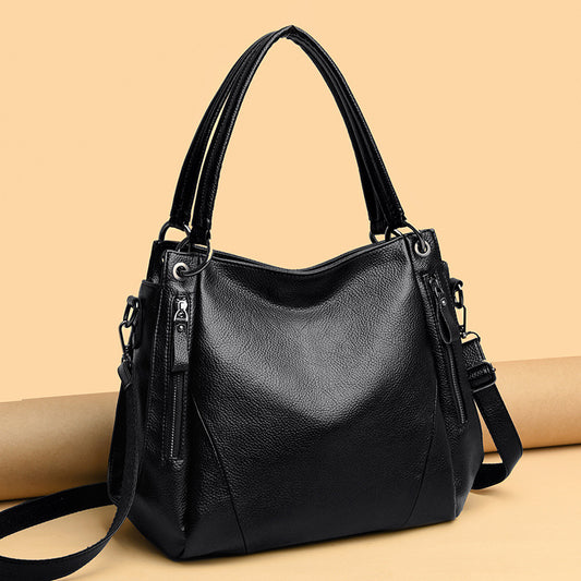 Fashion Pebbled Leather Shoulder Bag