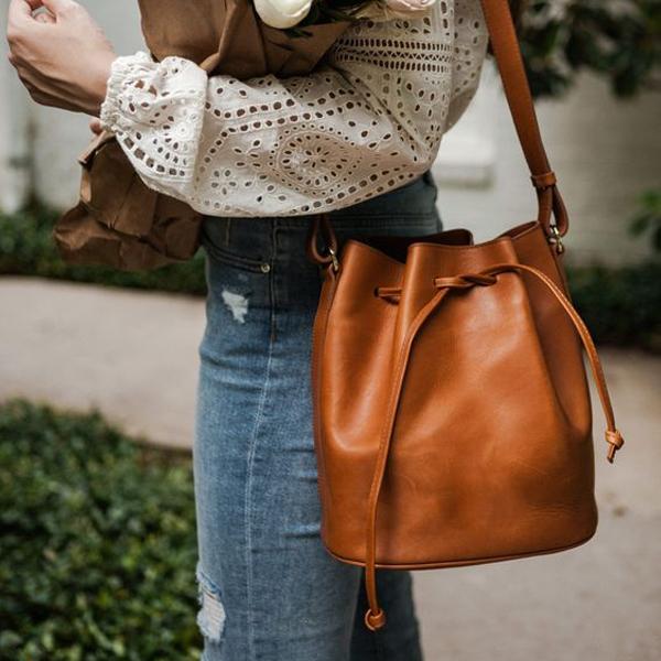 Retro Leather Crossbody Bag