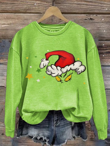 Women's Christmas Print Casual Sweatshirt