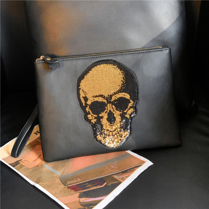 New Korean Fashion Ghost Head Unisex Cross-body Bag