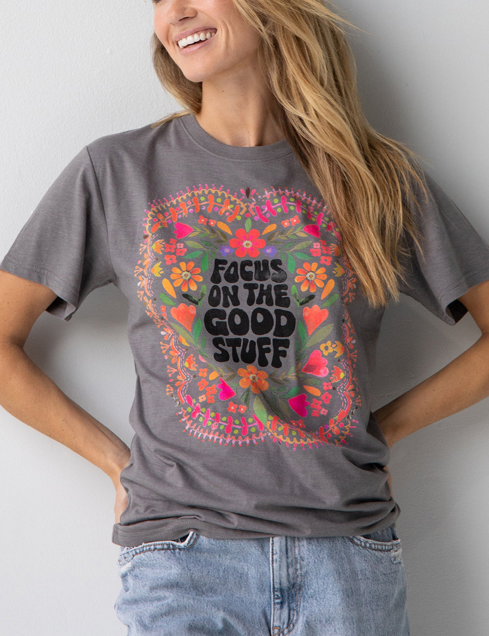 Focus On The Good Stuff Oversize Tee