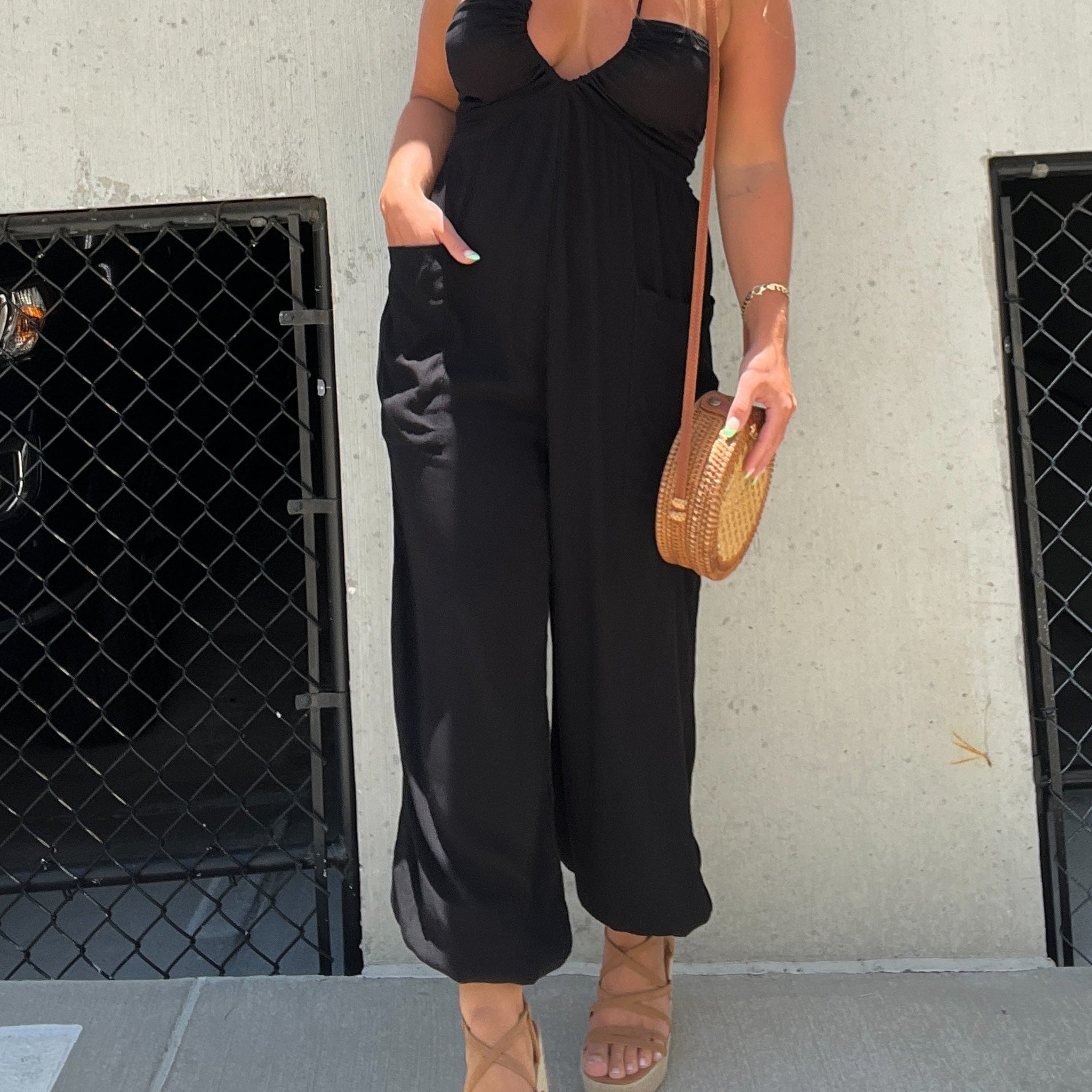 Hipster Jumpsuit Black