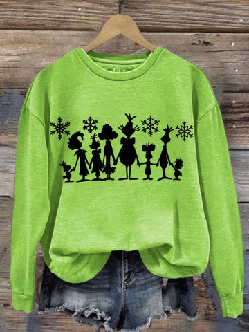 Women'S Christmas Printed Casual Sweatshirt