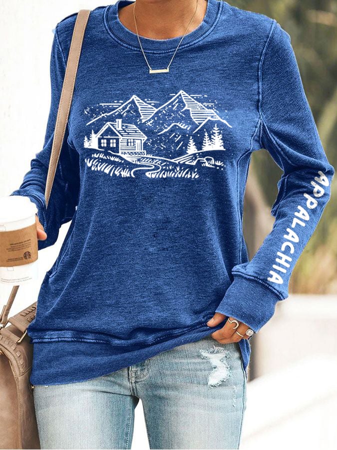 Women's Hurricane Helen Disaster Relief Printed Sweatshirt