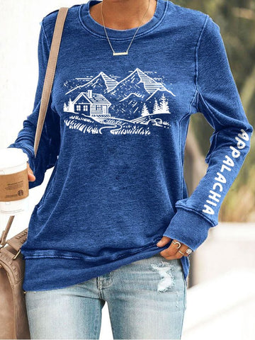 Women's Hurricane Helen Disaster Relief Printed Sweatshirt