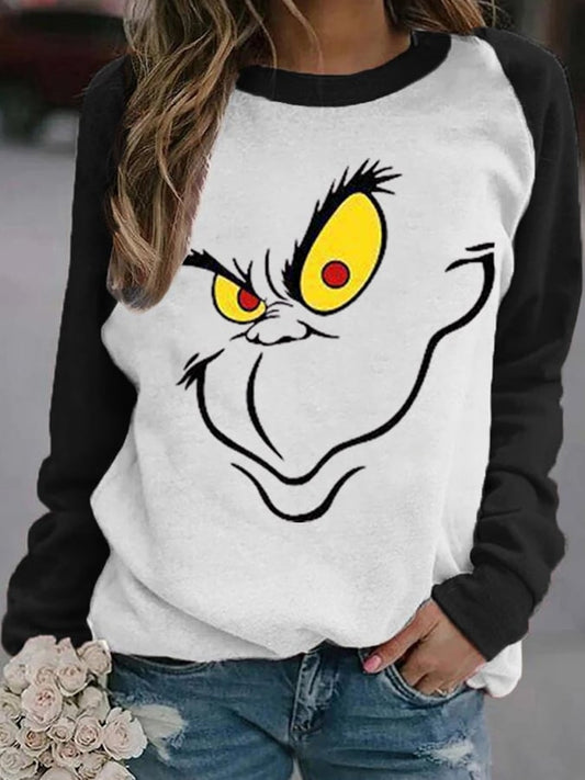 Women's Christmas Print Casual Sweatshirt