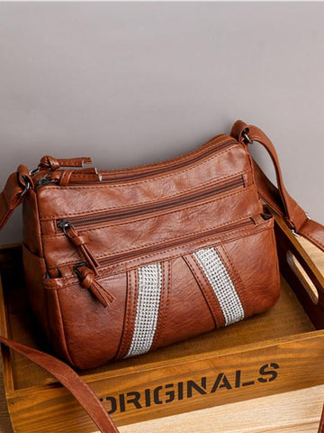 Retro Soft Leather Shoulder Bag