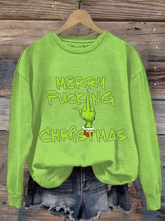 Women'S Christmas Printed Casual Sweatshirt