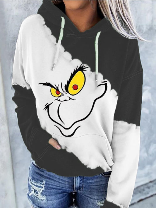 Women's Christmas Printed Hoodie