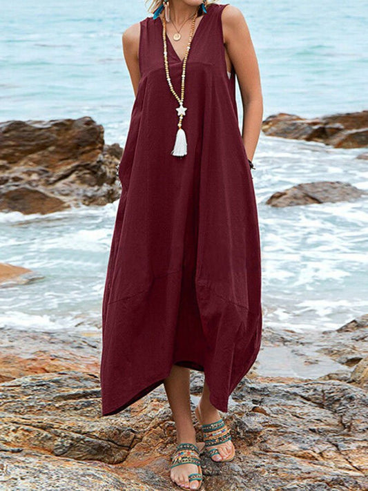 Loose Casual Pocket Dress