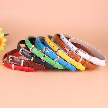 Candy-colored Women's Pin Buckle Belt