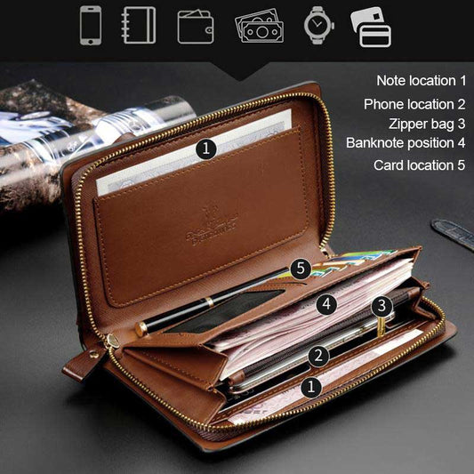 Multifunctional Large Capacity Long Wallet