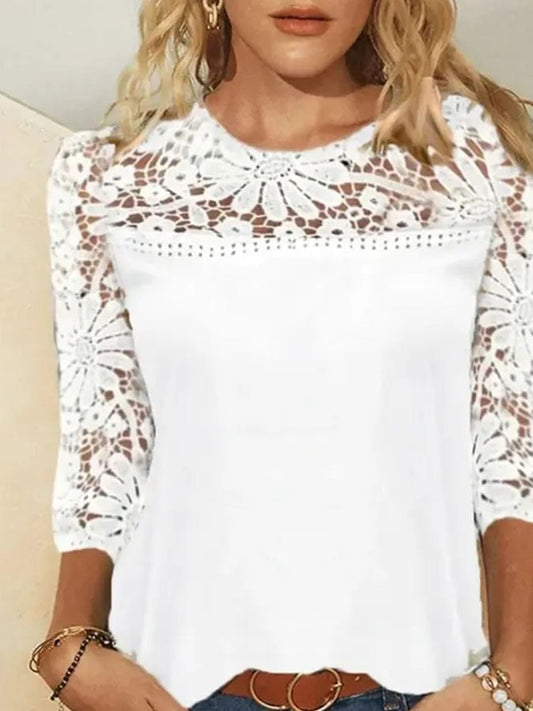 Lace Trim Panel Top