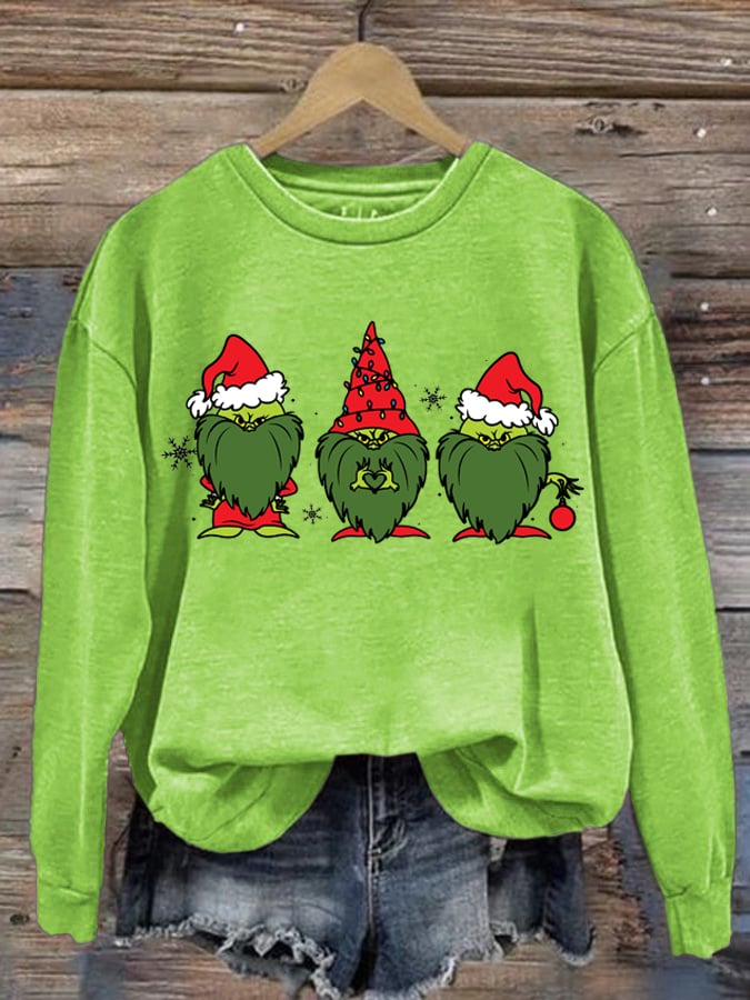 Women's Christmas Print Casual Sweatshirt