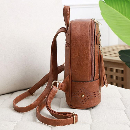 New Vintage tassel hollowed out Backpack