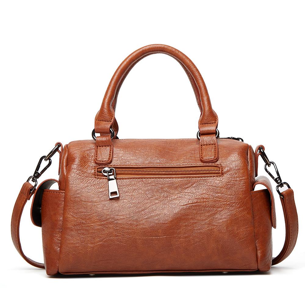 Large Capacity Fashion Handbag Soft Leather Trend Shoulder Diagonal Bag