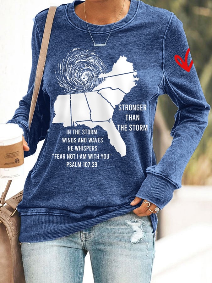 Women's Southeast Strong Stronger Than The Storm I’m With You Sweatshirt