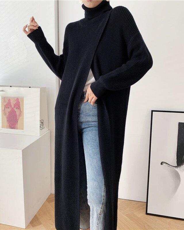 🔥Christmas Sale 🎁🎄-50% OFF-Slim-Fit Sweater With High Neck Long Skirt And Pullover