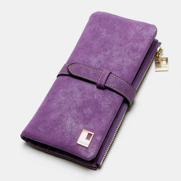 Lightweight Vintage LargeCapacity Long Wallet