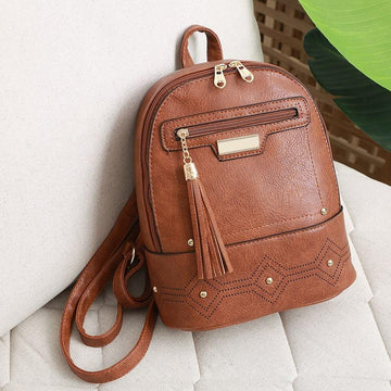 New Vintage tassel hollowed out Backpack