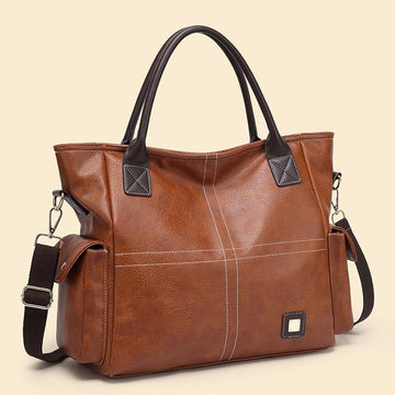 Vintage high-capacity tote bag