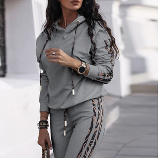 🔥Christmas Sale 🎁🎄-50% OFF-Casual Fashion Hooded Long Sleeves Sports Two-priece