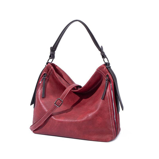 Women's Bag New Portable Women's Bag Casual Soft Leather Shoulder Fashion Diagonal Bag