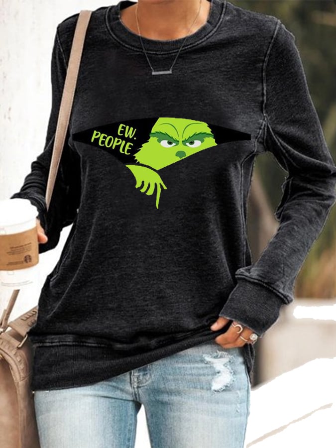 Women's EW People The Ginch Print Sweatshirt