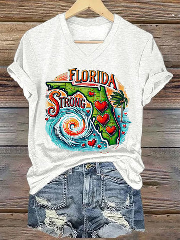 Women's Florida Strong Print T-Shirt