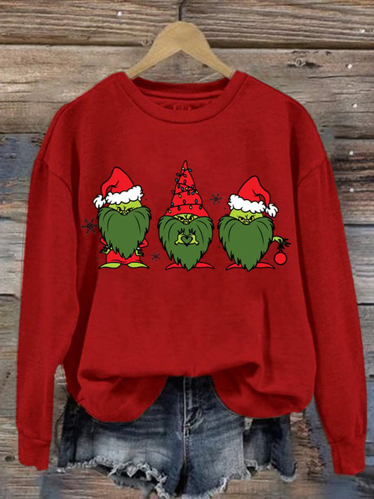 Women's Christmas Print Casual Sweatshirt