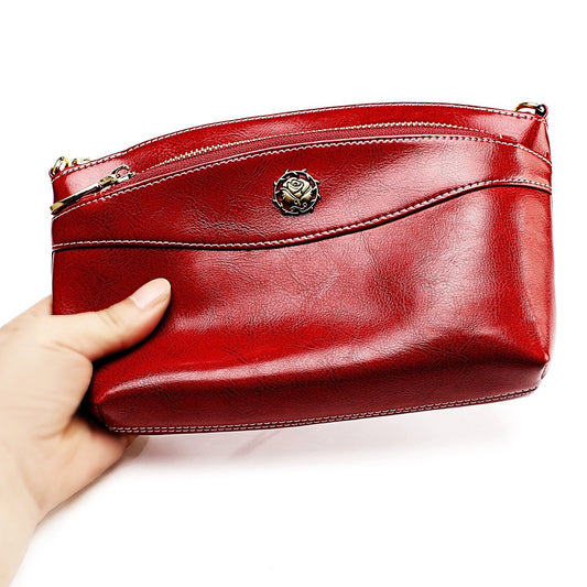 Women's Small Bag New Fashion Joker Shoulder Messenger Bag Leather Women's Bag