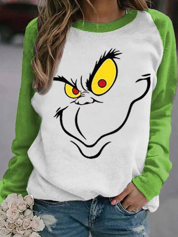 Women's Christmas Print Casual Sweatshirt