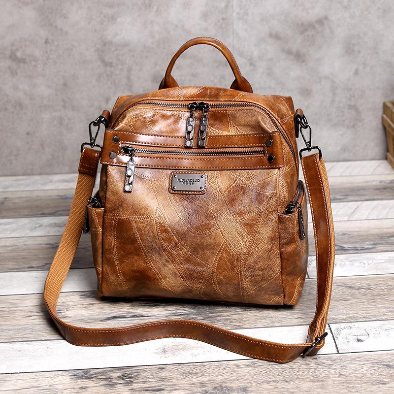 Can be single shoulder double shoulder practical women's bags