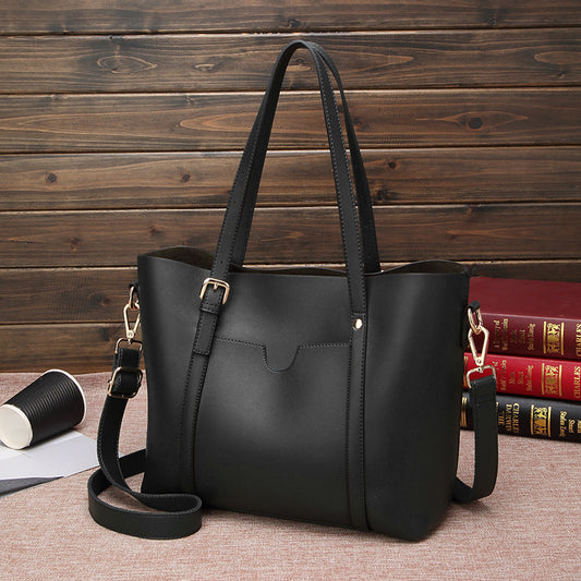 Soft Leather Large-Capacity Crossbody Shoulder Bag