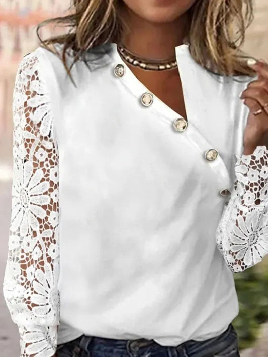 Lace Trim Panel Top