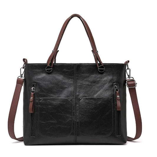 Ladies vintage leather shoulder bag