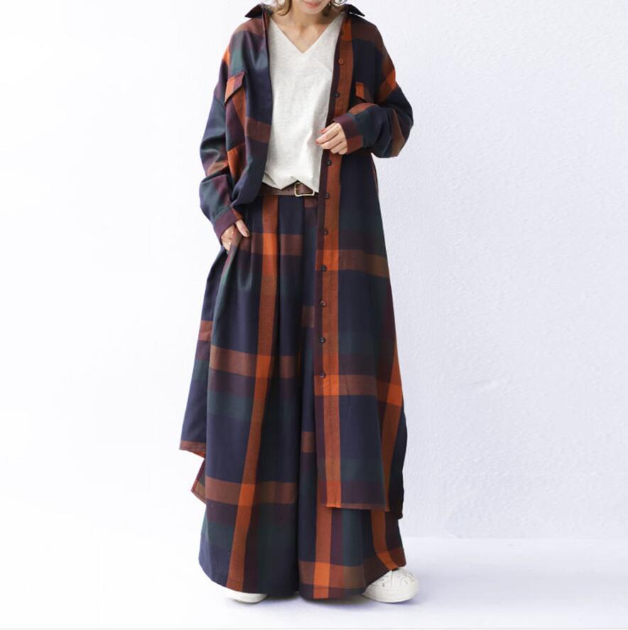 🔥Christmas Sale 🎁🎄-50% OFF-Ladies casual loose plaid suit