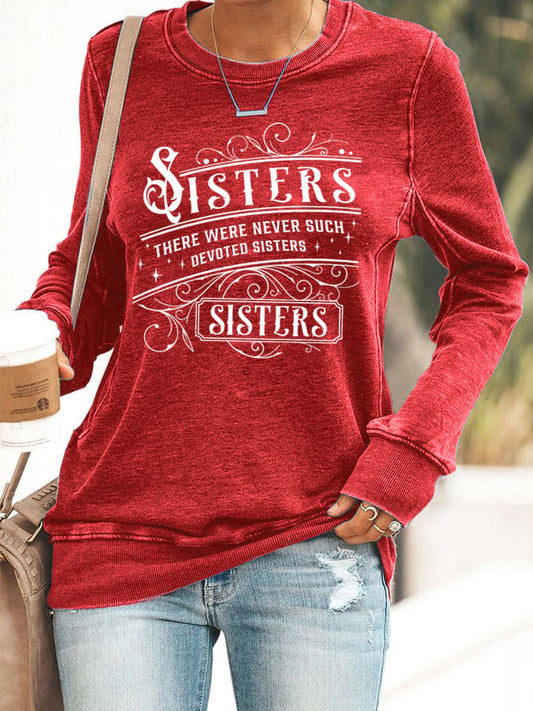 Women'S White Christmas Printed Sweatshirt