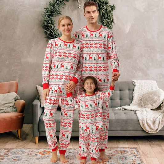 Deer Family Matching Christmas Pajamas