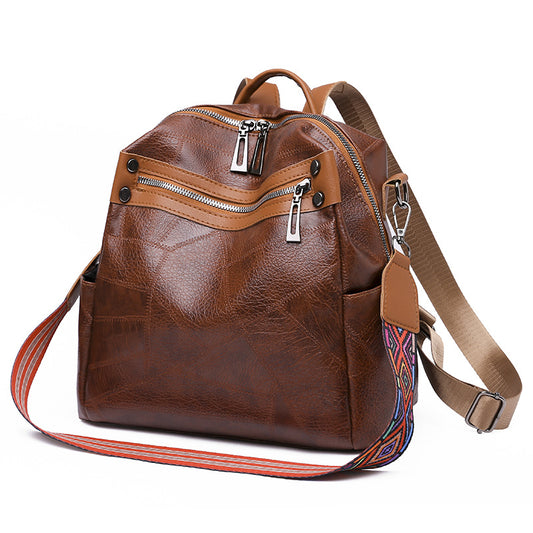 Fashion Soft Leather Joker Ladies Outdoor Travel