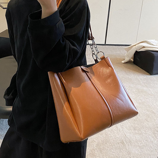 Soft Leather Commuter Bag