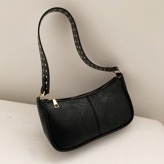 Vintage Rivet Shoulder Bag