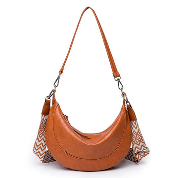 Women PU Leather Sling Bag Crossbody